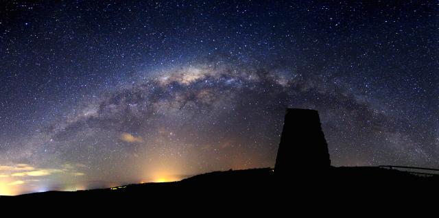 Milky Way Panorama from Pulpit Rock
